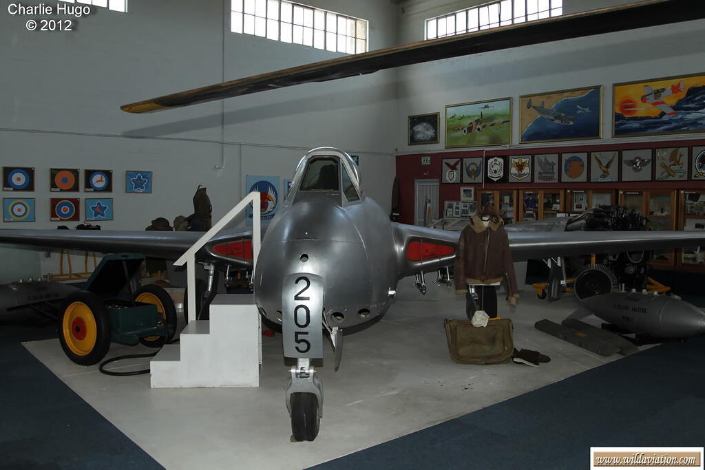 SAAF Musuem PE Vampire CP5O1393